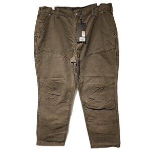 HARLEY DAVIDSON size 40 30 Woven Canvas Carpenter mechanic Pants Mens Green new